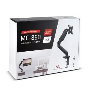 Maclean MC-860 černá / Stolní držák monitoru / 13-27
