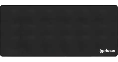 Manhattan Herní podložka pod myš černá / Podložka pod myš / textilní povrch / XXL / 800x350 mm