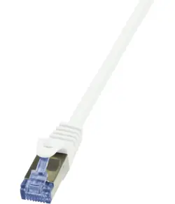 LogiLink CQ3041S bílá / Patch kabel / S/FTP / Cat.6a / RJ-45 / 1,5 m
