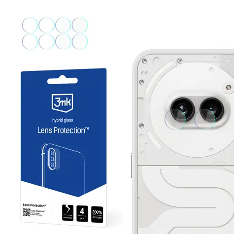 3mk Lens Protection pro Nothing Phone 2a / Sklo na fotoaparát / hybridní sklo