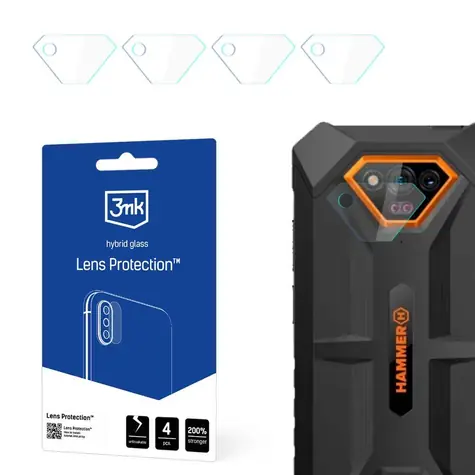 3mk Lens Protection skla na fotoaparát pro Hammer Iron V / Ochranné sklo fotoaparátu