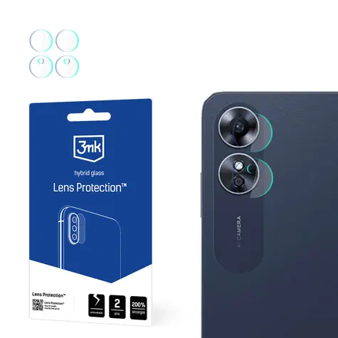 3mk Lens Protection pro Oppo A17 / Sklo na fotoaparát / Hybridní