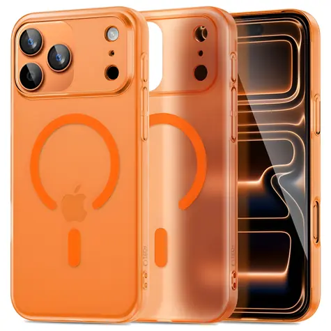 Tech-Protect Magslim oranžová / Kryt / Apple iPhone 17 Pro Max / MagSafe