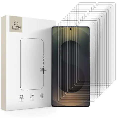 Tech-Protect Ochranné sklo pro Samsung Galaxy S25 / Ochranné sklo / Tvrzené sklo / Sada 10 ks
