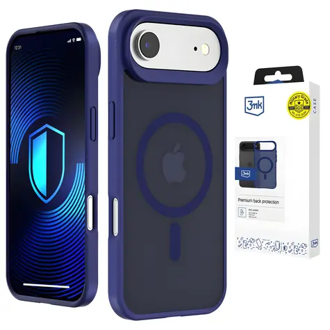3mk Smoke MagCase modrá / Zadní kryt / pro Apple iPhone Air / MagSafe