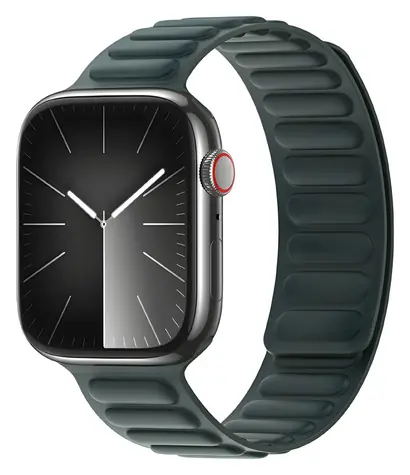 Dux Ducis Strap BL zelená / Magnetický řemínek / Apple Watch 38/40/41 mm