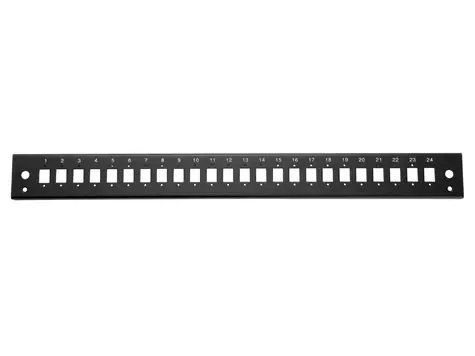 Equip Patchpanel 24x LC-Duplex, SC-Simplex černá / Patch panel / Optický / 1U / 19
