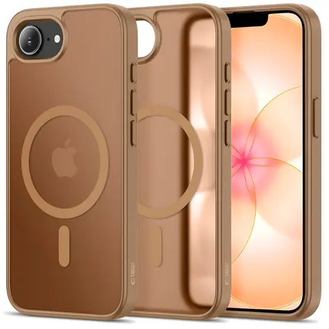 Tech-Protect BasicMag hnědá / Kryt / Apple iPhone 16e, 17e / MagSafe