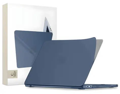 Tech-Protect Softshell tmavě modrá / Pouzdro / Apple MacBook Neo 13