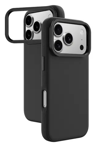 AmazingThing Glamour iPhone 17 Pro černá / Kryt se stojánkem / MagSafe