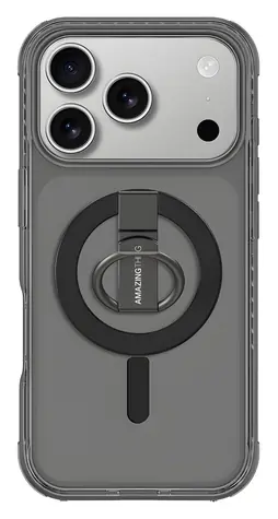 AmazingThing Titan Pro Grip Ring Set černá / Kryt / MagSafe / iPhone 17 Pro