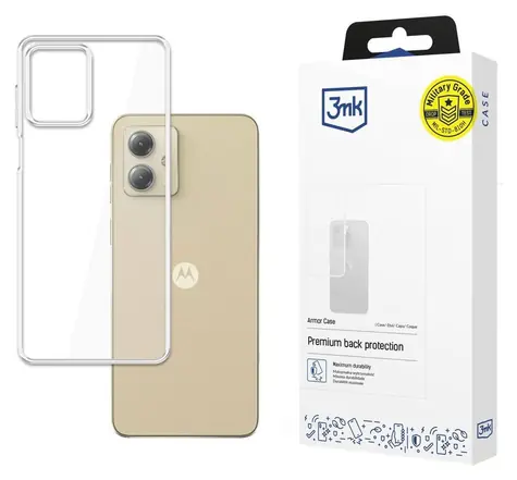 3mk Armor Case transparentní / Zadní kryt / Motorola Moto G14