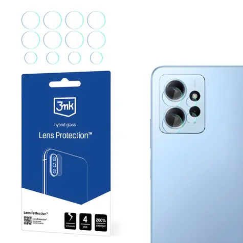 3mk Lens Protection pro Xiaomi Redmi 12 / Sklo na fotoaparát / hybridní sklo