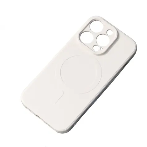 Hurtel Silicone Case pro Samsung Galaxy S25 Edge - béžová / Kryt / Silikonový / MagSafe