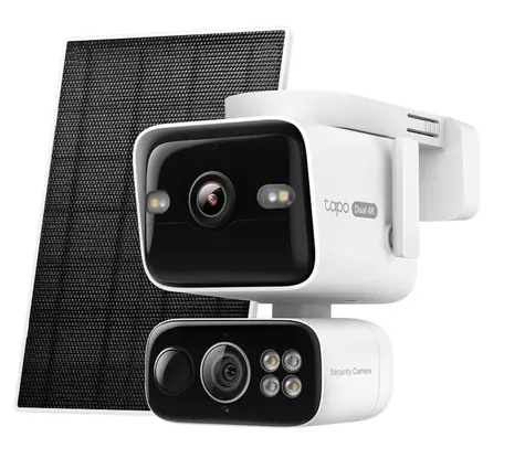 TP-Link Tapo C675D KIT / Venkovní IP kamera & solární panel / Duální objektiv 4K / Pan/Tilt / IP65 / Wi-Fi