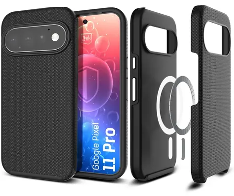 3mk Hardy Shockproof MagCase pro Google Pixel 11 Pro / Pouzdro / MagSafe / odolnost 3 m / vyměnitelná tlačítka