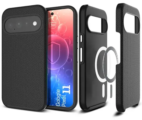 3mk Hardy Shockproof MagCase pro Google Pixel 11 / Pouzdro / MagSafe / odolnost 3 m / vyměnitelná tlačítka