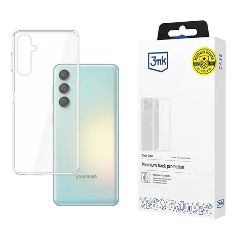 3mk Clear Case čirá / Ochranný kryt / Samsung Galaxy M55