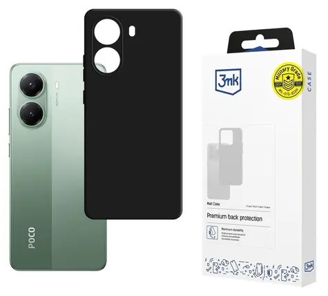 3mk Matt Case černá / Ochranný kryt / Xiaomi Poco X7 Pro