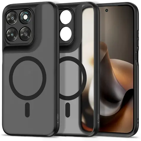 Tech-Protect Magmat MagSafe matná černá / Kryt / Motorola Moto G67/G77 / MagSafe