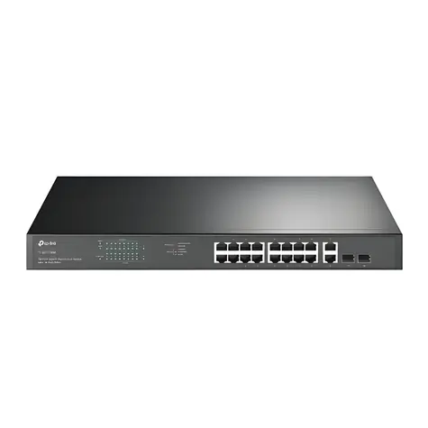 TP-Link TL-SG1218MP / Switch / 16x GLAN (PoE+) / 2x GLAN (Non-PoE) / 2x Combo Gigabit SFP / do racku