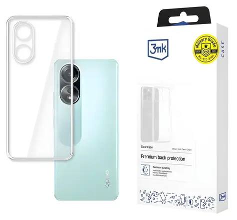 3mk Clear Case čirá / Ochranný kryt / Oppo A58 4G