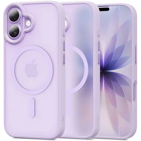 Tech-Protect MagMat fialová / Kryt / Apple iPhone 17 / MagSafe