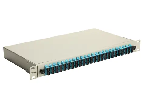 Equip optický spojovací box 24x SC-Duplex OM3 šedá / Spojovací box / 19