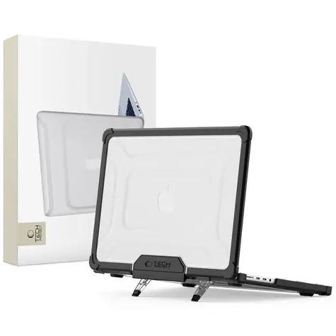 Tech-Protect SmartShell Pro černá/průhledná / Kryt pro notebook / MacBook Pro 14