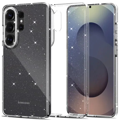 Tech-Protect FlexAir pro Samsung Galaxy S26 Ultra čirý s třpytkami / Zadní kryt