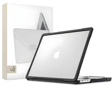 Tech-Protect Velar transparentní černá / Ochranné pouzdro / MacBook Pro 16