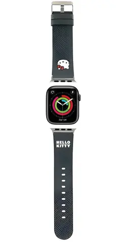 Hello Kitty Kitty Head řemínek černá / Řemínek pro Apple Watch / 38/40/41mm