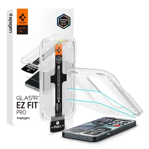 Spigen Glas.tR EZ Fit Pro 2ks pro Nothing Phone (4a) / Ochranné sklo / Tvrzené sklo / EZ Fit aplikátor