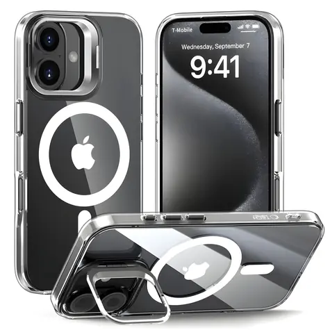 Tech-Protect Magstand MagSafe čirá / Kryt / Apple iPhone 16 / MagSafe / stojánek / TPU+PC