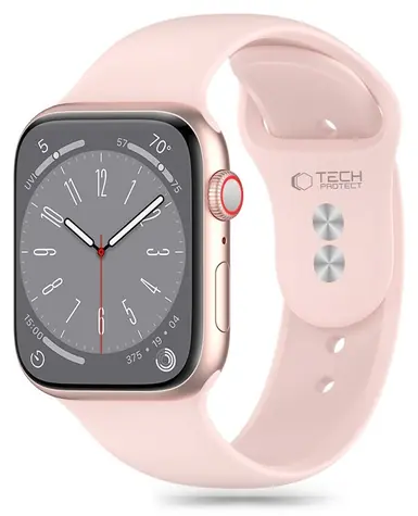 Tech-Protect Silicone Strap pro Apple Watch 38/40/41 mm růžová / Řemínek / Silikonový / Pro Apple Watch 4/5/6/7/8/9/SE