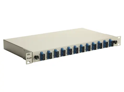Equip Spojovací box 12x SC Duplex OS2 / Optický spojovací box / 12 portů / OS2 singlemode / 1U / 19