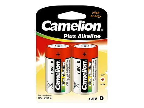 Camelion Plus Alkaline D (LR20) / Baterie / Alkalická / 1,5 V / 2 ks