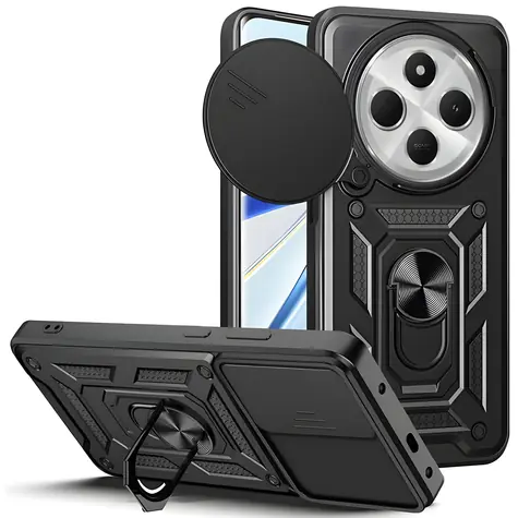 Tech-Protect CamShield Pro pro Xiaomi Redmi 14C/Poco C75 černá / Zadní kryt / Ochrana fotoaparátu