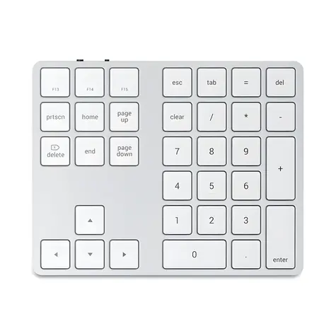 Satechi Extended Wireless Keypad stříbrná / Bezdrátová numerická klávesnice