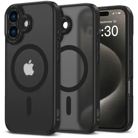 Tech-Protect MagCam poloprůhledná / Kryt / Apple iPhone 16 / MagSafe