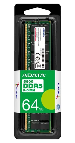 ADATA 64GB (1x64GB) DDR5 5600MHz R-DIMM ECC Reg / Operační paměť / CL46 / 1,1V