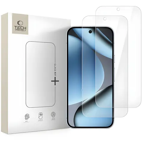 Tech-Protect Glass Fit+ 2-Pack transparentní / Ochranné sklo / pro Google Pixel 9 Pro XL a 10 Pro XL / 2 ks