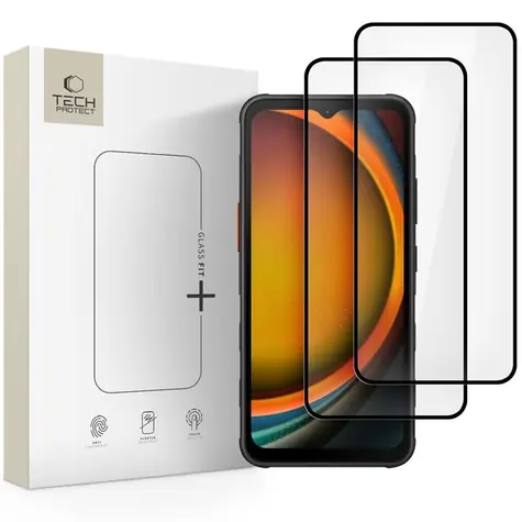 Tech-Protect Glass Fit+ černá / Ochranné sklo / Samsung Galaxy Xcover 7 a 7 Pro / 2 ks
