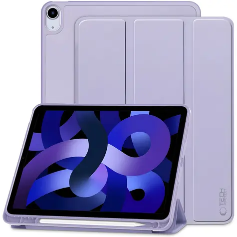 Tech-Protect SmartCase Pen fialová / Pouzdro pro Apple iPad Air 10,9