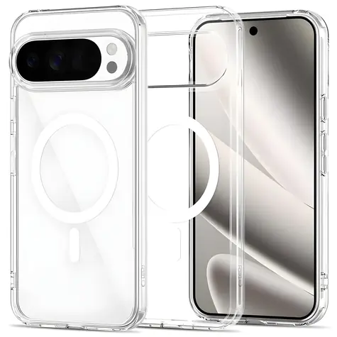 Tech-Protect FlexAir Hybrid průhledná / Kryt / Google Pixel 10/10 Pro / MagSafe
