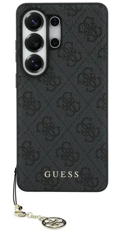 Guess 4G Classic Logo Charm černá / Zadní kryt / Samsung Galaxy S26 Ultra / MagSafe