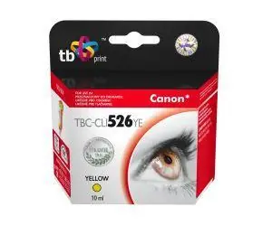 TB CLI-526Y žlutá / Inkoustová kazeta / kompatibilní s Canon Pixma / 790 stran / 10 ml