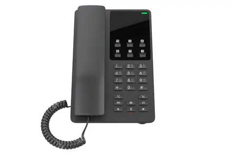 Grandstream GHP621W černá / VoIP telefon / Hotelový / WiFi / 2x SIP účet