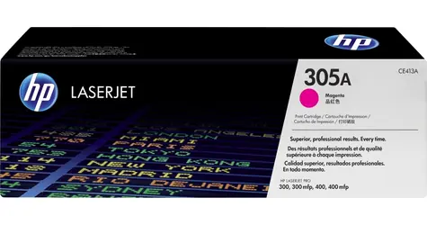 HP 305A CE413AC purpurová / Toner / pro Color LaserJet Pro M375 & M475 / 2 600 stran