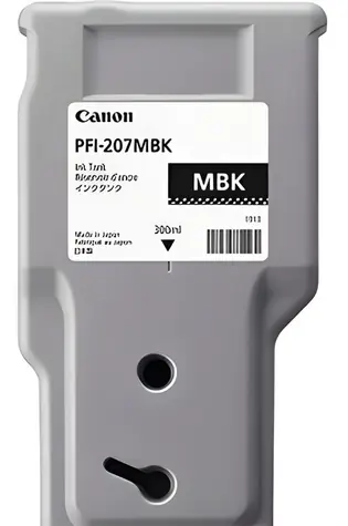 Canon PFI-207 MBK matná černá / Inkoustová cartridge / pigmentová / 300 ml / iPF680, iPF685, iPF780, iPF785
